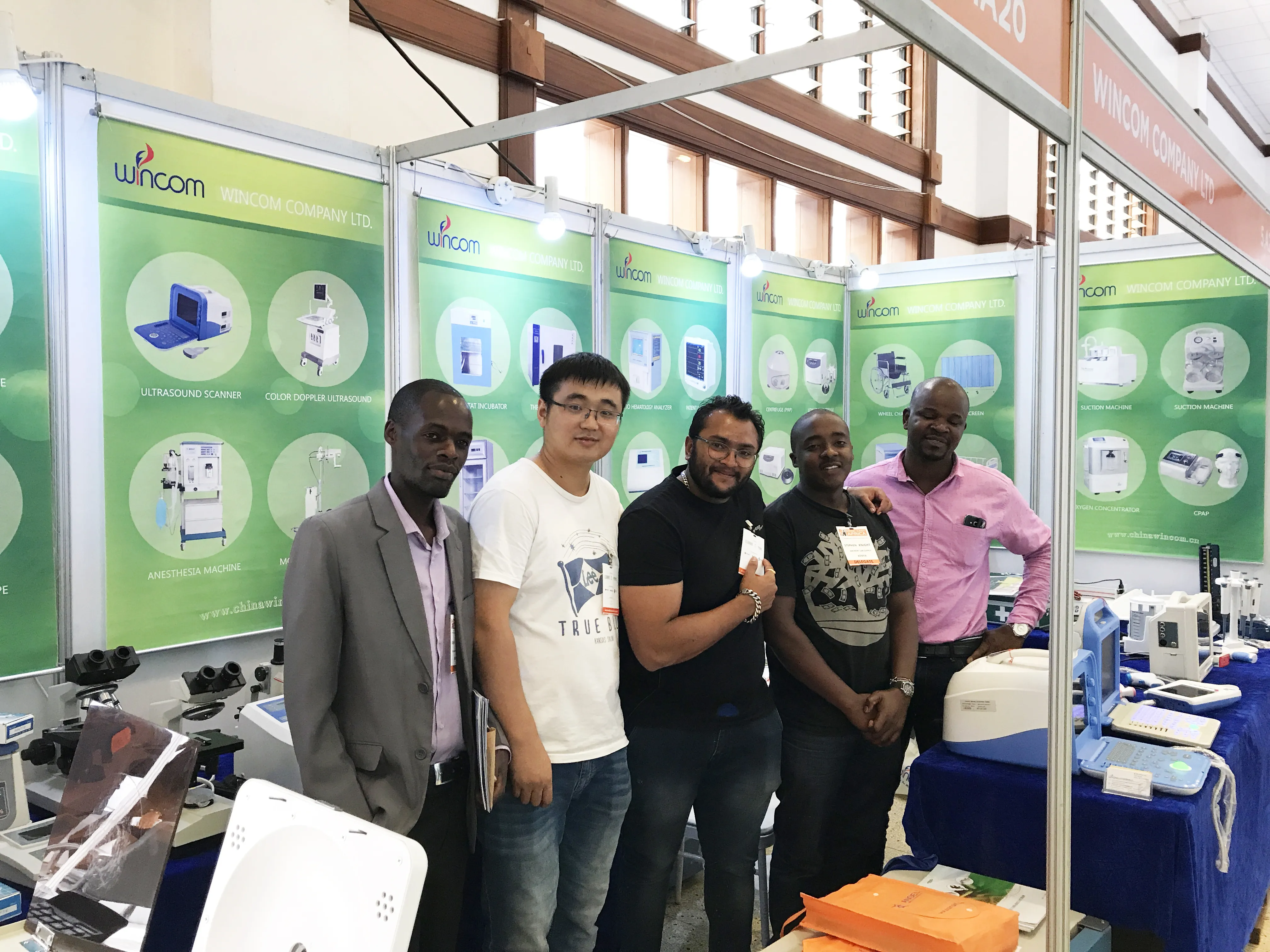 WinCom Assister à Medic East Africa (Kenya)
